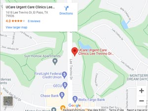 Welcome to UCare Urgent Care in El Paso, TX on Lee Trevino Drive
