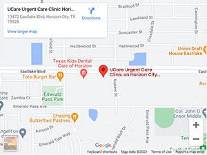 Welcome to UCare Urgent Care and Walk-in Clinic in Horizon City, TX