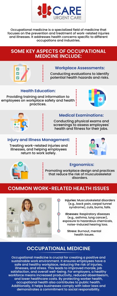 At UCare Urgent Care and Walk-In Clinic our occupational health doctors have the tools to help you get back on your feet and back to the workplace. We can help develop a treatment plan that is right for you. For more information, contact us today! We are a walk-in clinic located at Horizon City TX, on North Zaragoza Rd. in El Paso TX, and on Lee Trevino Dr. in El Paso TX. At UCare Urgent Care and Walk-In Clinic our occupational health doctors have the tools to help you get back on your feet and back to the workplace. We can help develop a treatment plan that is right for you. For more information, contact us today! We are a walk-in clinic located at Horizon City TX, on North Zaragoza Rd. in El Paso TX, and on Lee Trevino Dr. in El Paso TX.